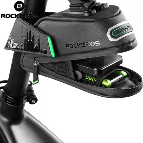 Rockbros C27-1 nyeregalatti biciklis táska - fekete-5907769312984 7 kép