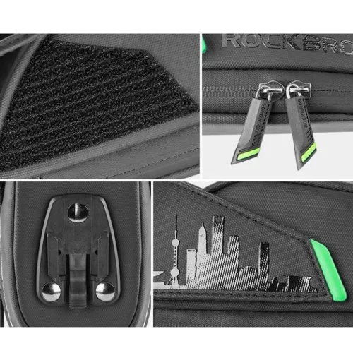Rockbros C27-1 nyeregalatti biciklis táska - fekete-5907769312984 8 kép