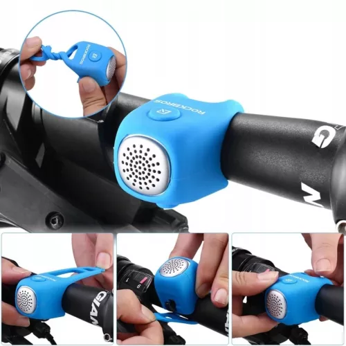 Rockbros CB1709BU elektromos kerékpáros csengő - kék-5907769314285 6 kép