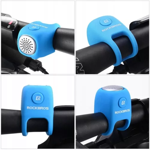Rockbros CB1709BU elektromos kerékpáros csengő - kék-5907769314285 7 kép