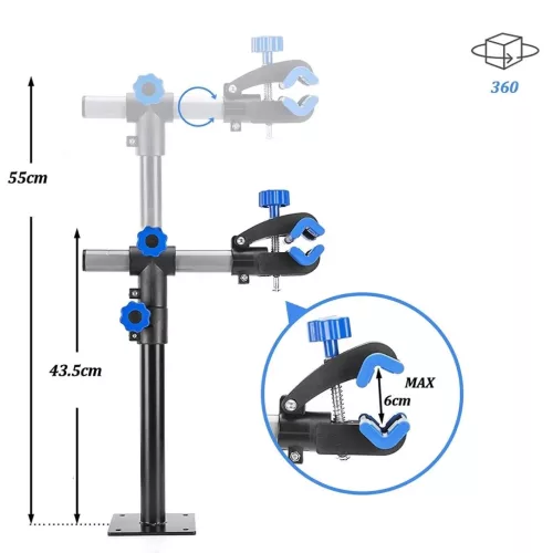 Rockbros MP-01 kerékpár szervizállvány tekerőgombokkal - fekete-5907769361692 9 kép