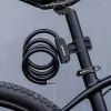 Rockbros RKS515-BK kerékpárlakat 1.1 m kulcsos - fekete-5907769313486 3 kép