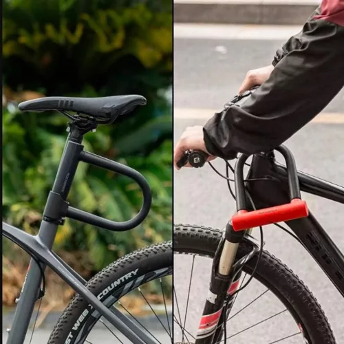 Rockbros RKS610-BK U-lakat kerékpárzár - fekete-5907769313462 3 kép