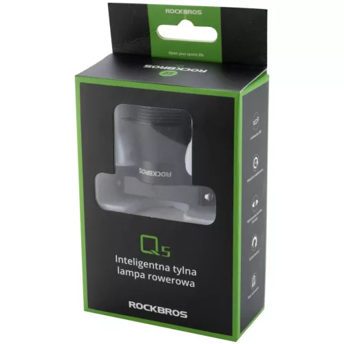 Rockbros Q5 Hátsó Biciklilámpa Intelligens Megállási Rendszerrel -5907769313332 5 kép