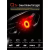 Rockbros Q5 Hátsó Biciklilámpa Intelligens Megállási Rendszerrel -5907769313332 8 kép