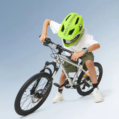 Rockbros TT-32004 Cápa Gyermek Kerékpáros Bukósisak Levehető Áll-5907769382253 5 kép