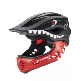 Rockbros TT-32006 Shark Gyerek Kerékpáros Sisak Leválasztható Áll-5907769382277 1 kép