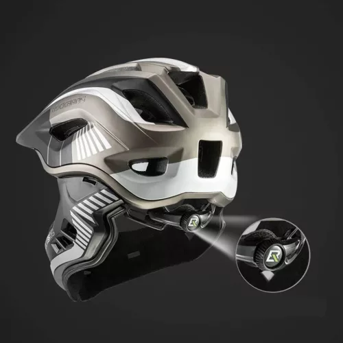 Rockbros TT-32SBTG-M gyermek kerékpáros sisak levehető állvédőve-5907769312441 7 kép