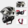 Gyermek kerékpáros sisak Rockbros TT-32SBTG-S levehető állvédőve-5907769312458 8 kép