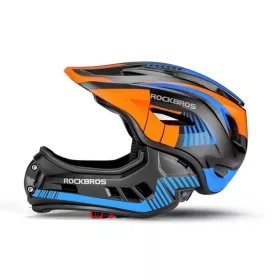 Rockbros TT-32SOBL-M gyermek kerékpáros sisak lecsatolható állvéd-5907769312465 2 kép