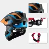 Rockbros TT-32SOBL-S gyerek kerékpáros sisak levehető állvédővel-5907769312472 3 kép