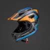 Rockbros TT-32SOBL-S gyerek kerékpáros sisak levehető állvédővel-5907769312472 7 kép