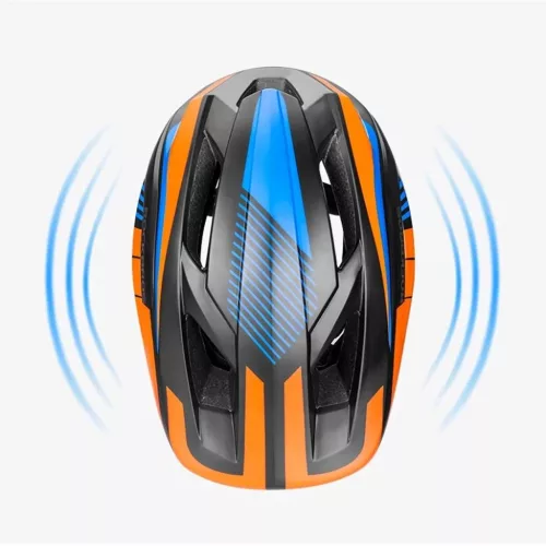 Rockbros TT-32SOBL-S gyerek kerékpáros sisak levehető állvédővel-5907769312472 9 kép