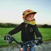 Rockbros TT-32SOYB-S gyermek kerékpáros sisak levehető állvédőve-5907769312434 10 kép