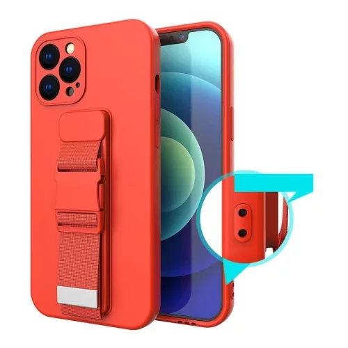 Rope Case Szilikon Tok és Pánt Samsung Galaxy A13 5G Pink-9145576246948 7 kép