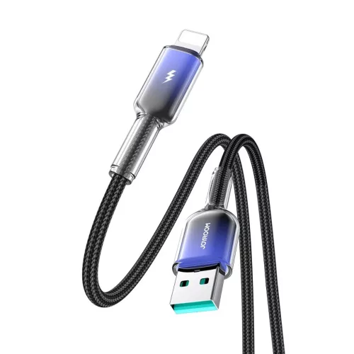 Joyroom S-A42 Crystal-Clear sorozat 3A USB-A - Lightning kábel 1,2 m -6956116728137 3 kép
