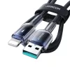 Joyroom S-A42 Crystal-Clear sorozat 3A USB-A - Lightning kábel 1,2 m -6956116728137 5 kép