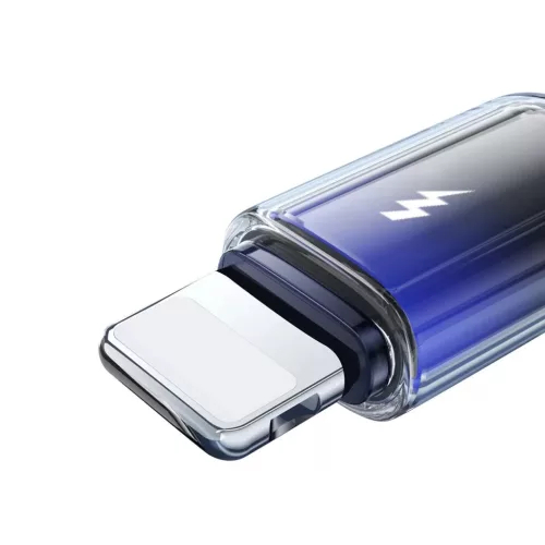 Joyroom S-A42 Crystal-Clear sorozat 3A USB-A - Lightning kábel 1,2 m -6956116728137 6 kép
