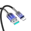 Joyroom S-A42 Crystal-Clear sorozat 3A USB-A - Lightning kábel 1,2 m -6956116728137 7 kép