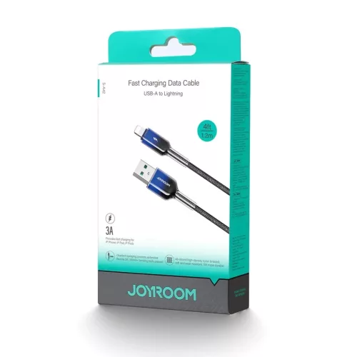 Joyroom S-A42 Crystal-Clear sorozat 3A USB-A - Lightning kábel 1,2 m -6956116728137 8 kép