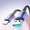 Joyroom S-A42 Crystal-Clear sorozat 3A USB-A - Lightning kábel 1,2 m -6956116728137 9 kép