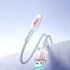 Joyroom S-A42 Crystal-Clear Series 3A USB-A - Lightning kábel 1.2m - -6956116728144 10 kép