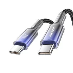 Joyroom S-A42 Crystal-Clear Series 60W USB-C - USB-C kábel 1.2m - fek-6956116728069 2 kép