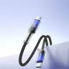 Joyroom S-A42 Crystal-Clear Series 60W USB-C - USB-C kábel 1.2m - fek-6956116728069 10 kép