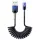 Joyroom S-A43 Crystal-Clear Series 3A USB-A - Lightning spirál kábel-6956116728199 1 kép
