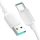 Joyroom Multi-Színes Sorozat A14 USB-A / USB-C 3A Kábel 1.2m - Fehér