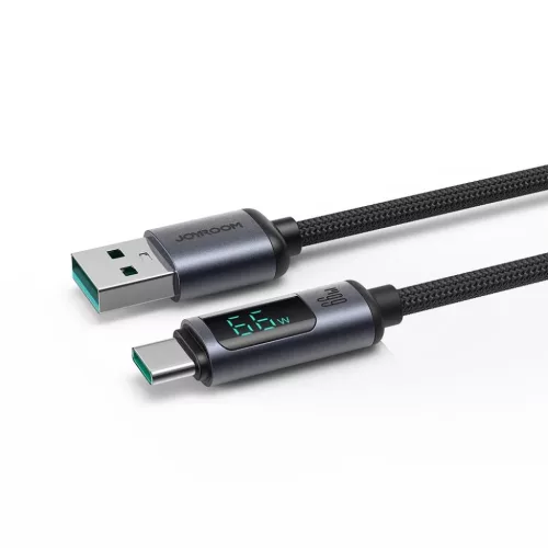 USB C - USB A kábel 66W 1.2m LED kijelzővel Joyroom S-AC066A16 - fek-6956116750619 9 kép