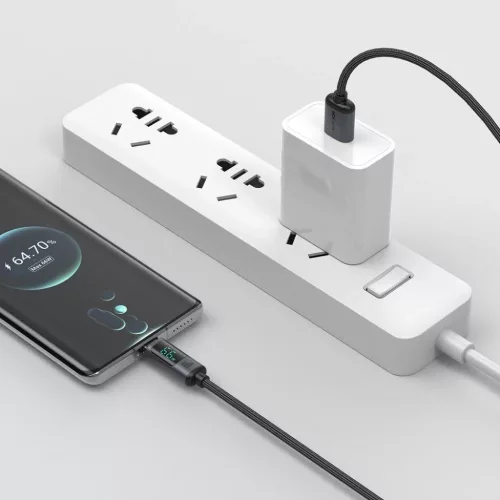 USB C - USB A kábel 66W 1.2m LED kijelzővel Joyroom S-AC066A16 - fek-6956116750619 10 kép