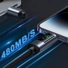 Lightning - USB A 2.4A 1.2m kábel LED kijelzővel Joyroom S-AL012A16 -6956116750633 4 kép