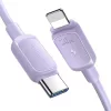 Joyroom S-CL020A14 Lightning - USB-C kábel 20W 480 Mb/s 1.2m - lila-6956116748500 1 kép