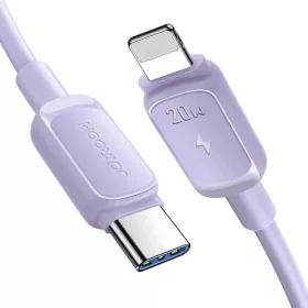 Joyroom S-CL020A14 Lightning - USB-C kábel 20W 480 Mb/s 1.2m - lila-6956116748500 1 kép