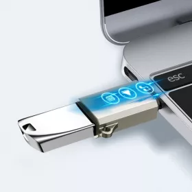 Joyroom S-H151 USB-C (male) / USB-A (female) adapter akasztólyukkal --6956116724641 2 kép
