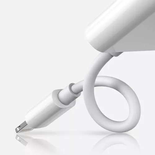 Joyroom Lightning - 2x Lightning elosztó adapter fejhallgató és tö-6956116718985 2 kép