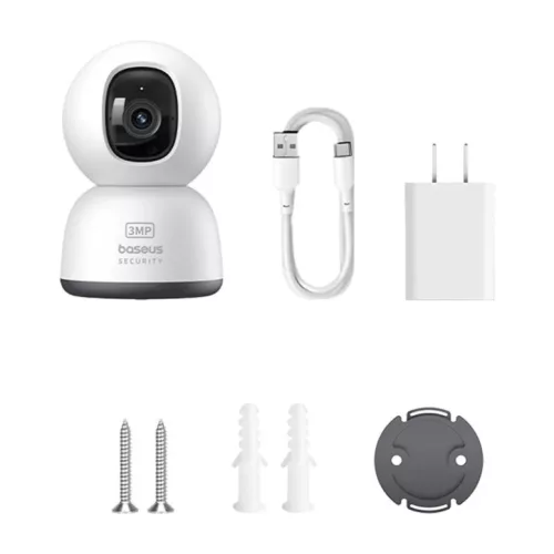 Baseus P1 Lite 2K Biztonsági Kamera (Fehér)-6932172662394 6 kép