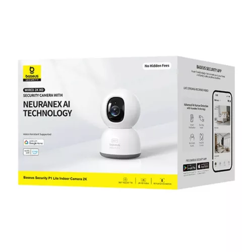 Baseus P1 Lite 2K Biztonsági Kamera (Fehér)-6932172662394 8 kép