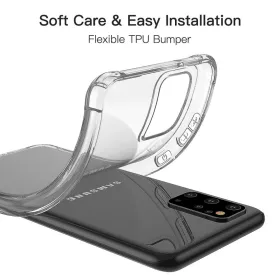 Samsung Galaxy A03s clear TPU átlátszó szilikon tok sarokvédelemme- 2 kép