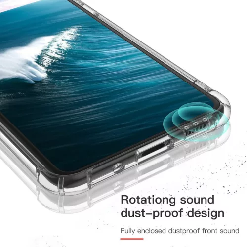Samsung Galaxy A03s clear TPU átlátszó szilikon tok sarokvédelemme- 3 kép