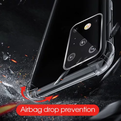 Samsung Galaxy A03s clear TPU átlátszó szilikon tok sarokvédelemme- 5 kép