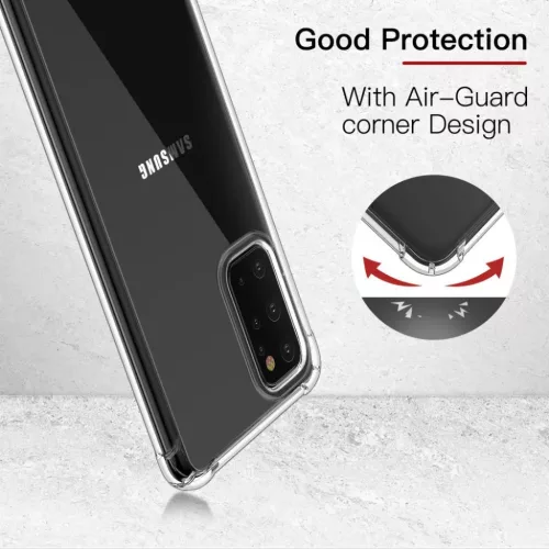 Samsung Galaxy A03s clear TPU átlátszó szilikon tok sarokvédelemme- 6 kép