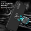 Samsung Galaxy A03s TPU tok kihajtható mágneses támasszal fekete Al- 3 kép