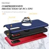 Samsung Galaxy A03s TPU tok kihajtható mágneses támasszal kék Alph- 6 kép
