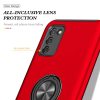 Samsung Galaxy A03s TPU tok kihajtható mágneses támasszal piros Alp- 6 kép