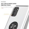 Samsung Galaxy A03s TPU tok kihajtható mágneses támasszal ezüst Al- 7 kép