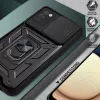 Samsung Galaxy A03s TPU tok kameralencse védővel, kihajtható mágne- 7 kép