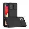 Samsung Galaxy A03s TPU tok kameralencse védővel fekete Alphajack- 6 kép
