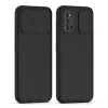Samsung Galaxy A03s TPU tok kameralencse védővel fekete Alphajack- 8 kép